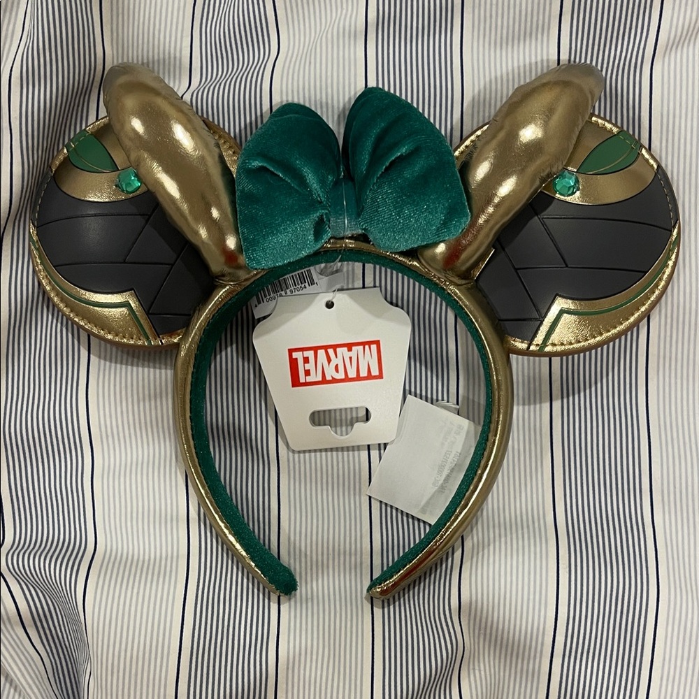 Marvel Loki Gold and Teal Headband WDW DCL Disney Destiny Avengers